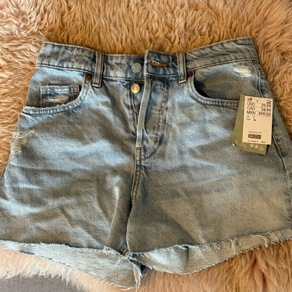 H&M Light Blue Jean Shorts